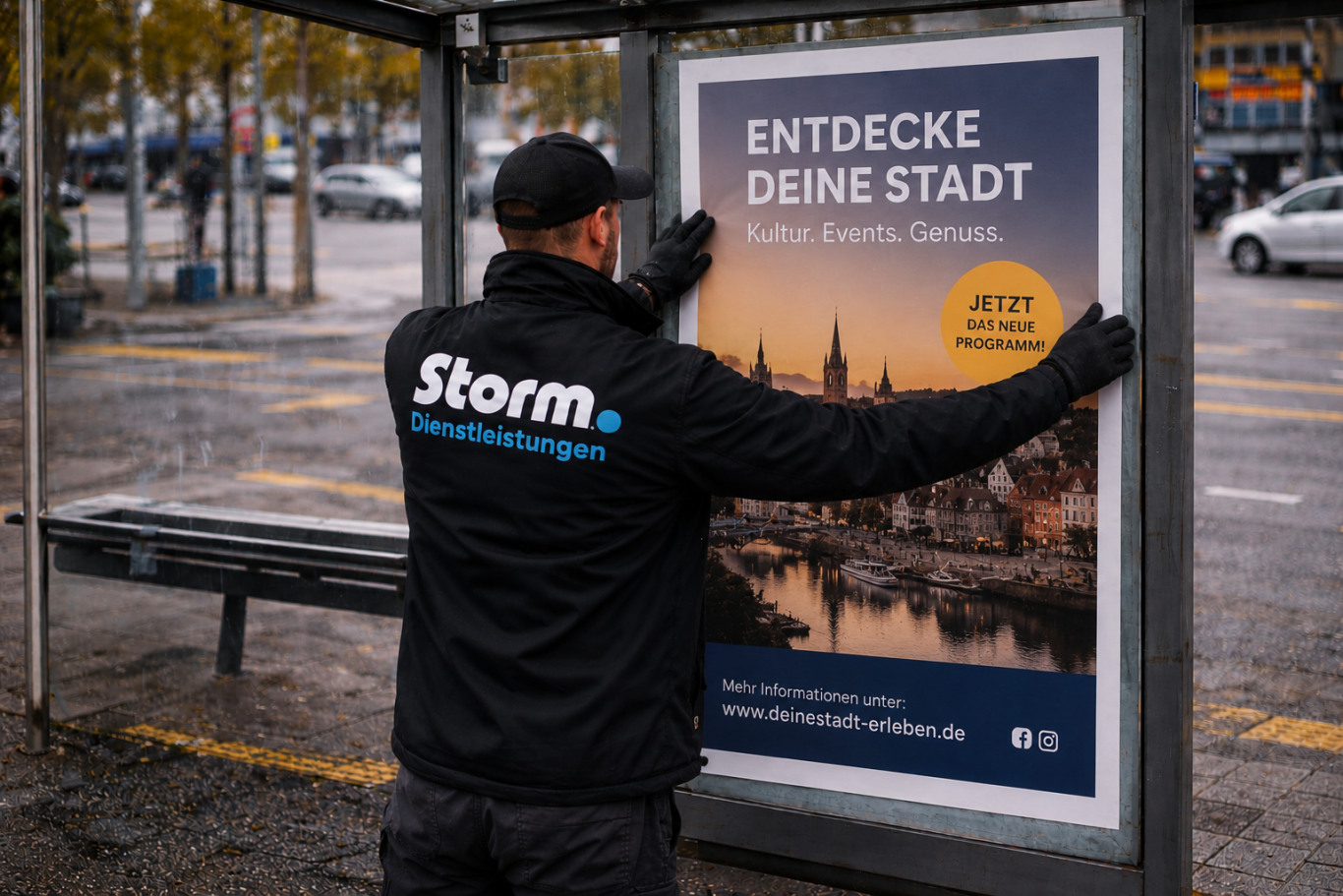 Werbeflächenservice Plakatierungsservice